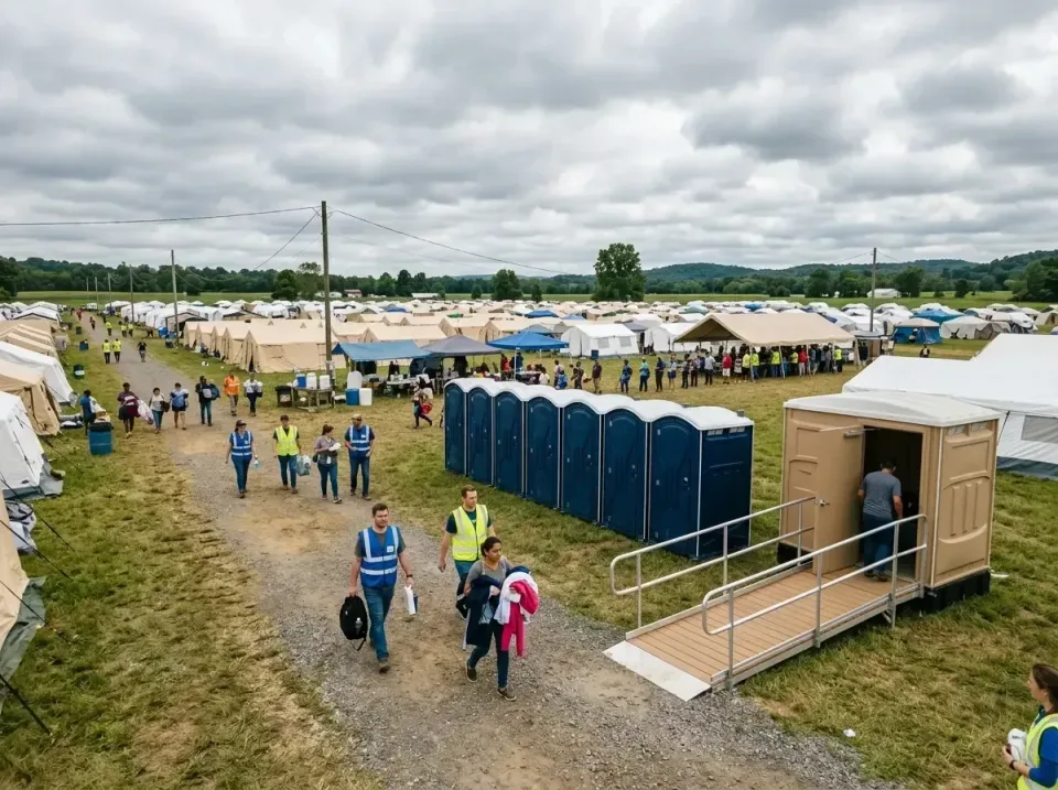 disaster-relief-camp-restrooms-010 — frequently asked questions, Dumpster & Portable Bathrooms Rental in Idaho